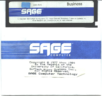 Sage Computer Business IV.13 diskette picture